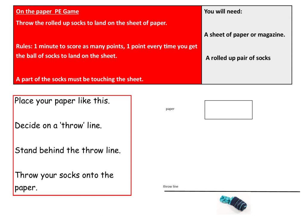 This image has an empty alt attribute; its file name is Paper-and-socks-PE-game-1024x724.jpg